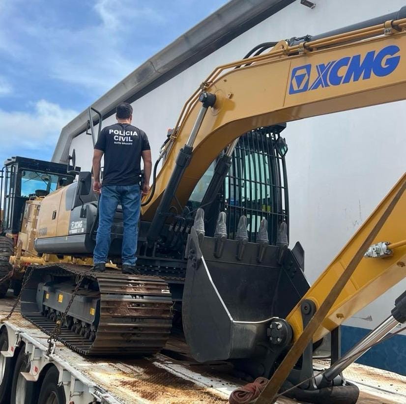Polícia Civil de MT apreende maquinário furtado de assentamento do Incra em Sergipe