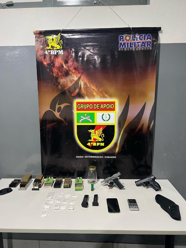 Polícia Militar prende faccionados, apreende drogas e munições em Várzea Grande