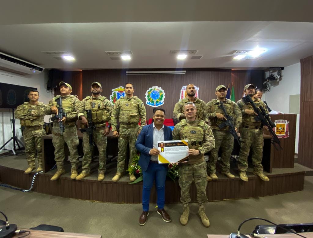 Policiais civis da Goe são homenageados pela Câmara de Vereadores de Várzea Grande