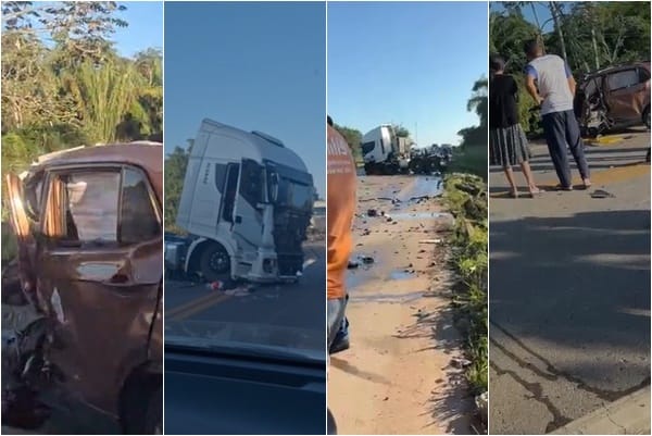 Acidente entre T-Cross e carreta  deixa um morto e dois feridos em Vera; veja
