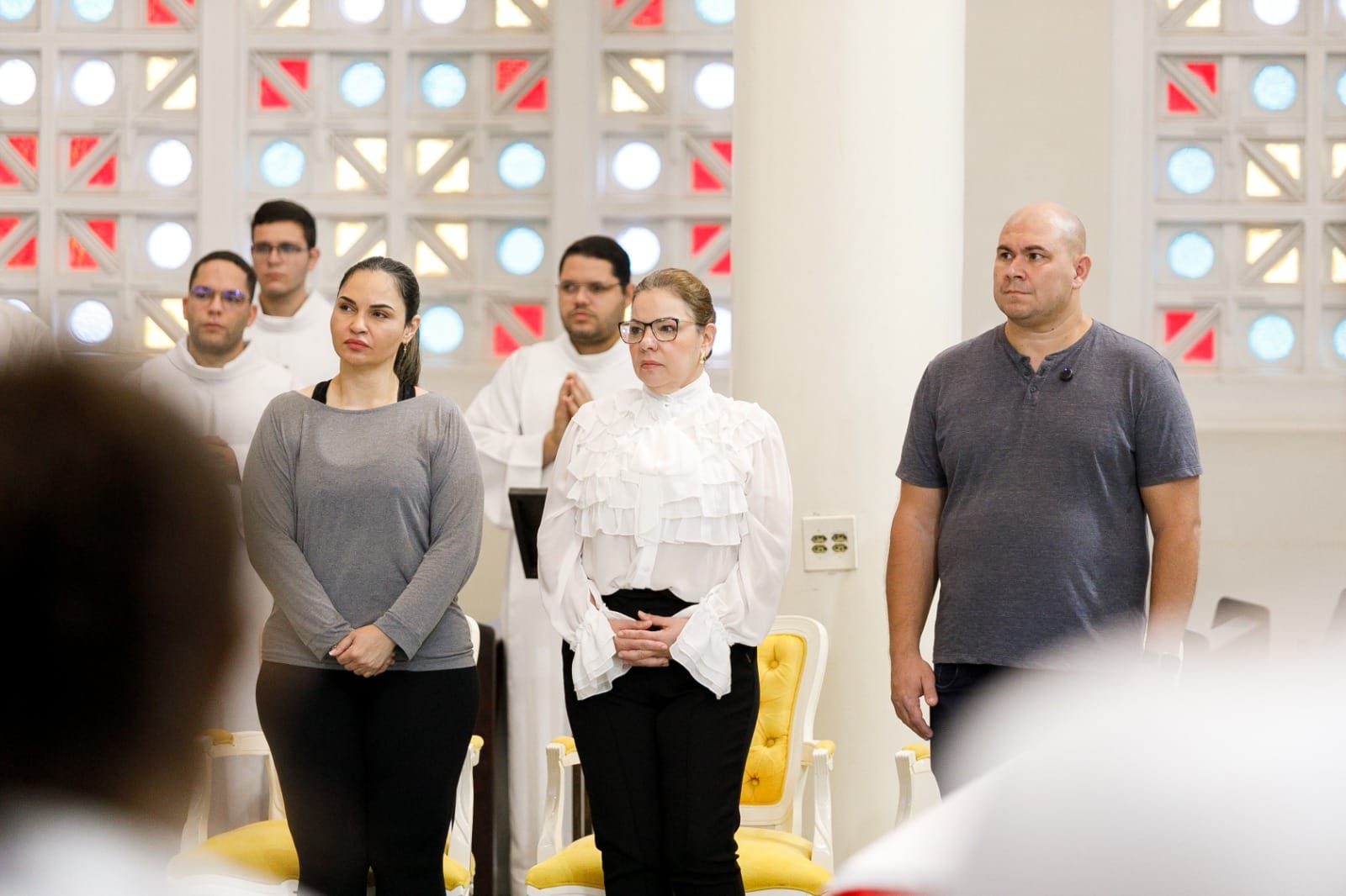 Prefeito e vice iniciam comemorações dos 306 anos de Cuiabá com missa em catedral