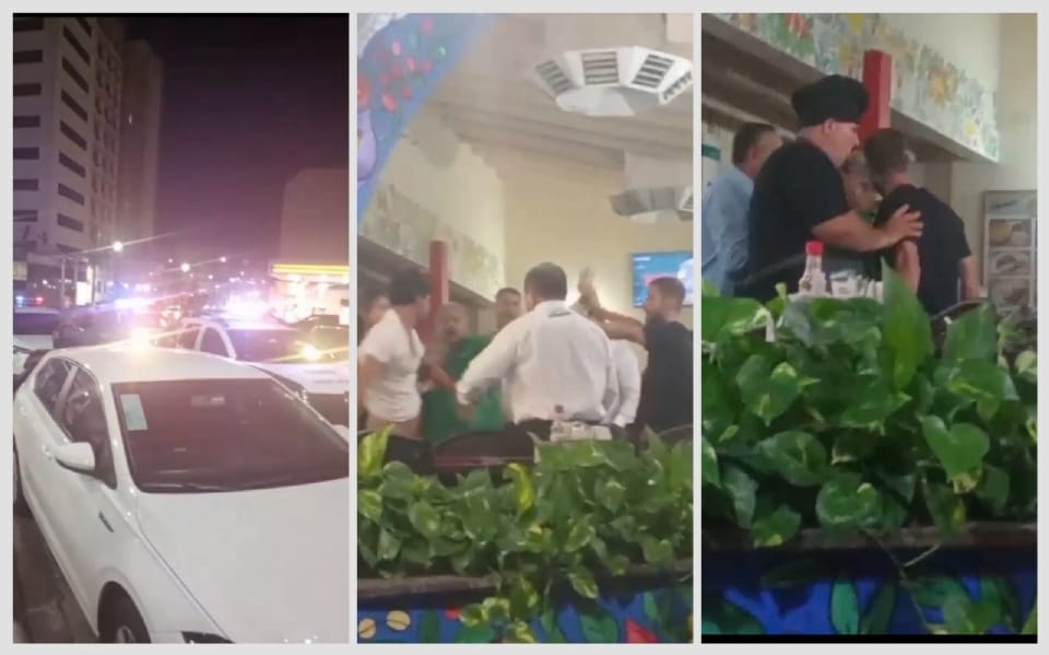 Briga generalizada entre clientes e garçom agita restaurante tradicional de Cuiabá; veja vídeo