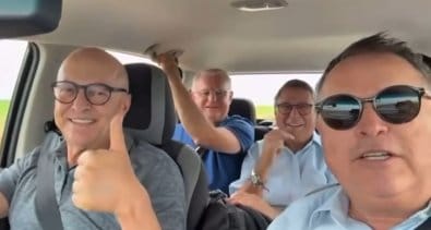 Blairo chama Pivetta de “futuro governador” durante viagem; vice já se movimenta para 2026