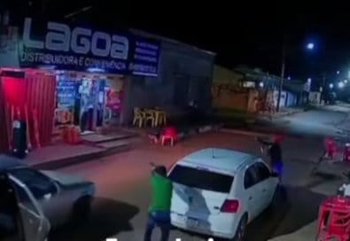 Vídeo mostra proprietário de distribuidora sendo executado a tiros por criminosos em MT; veja