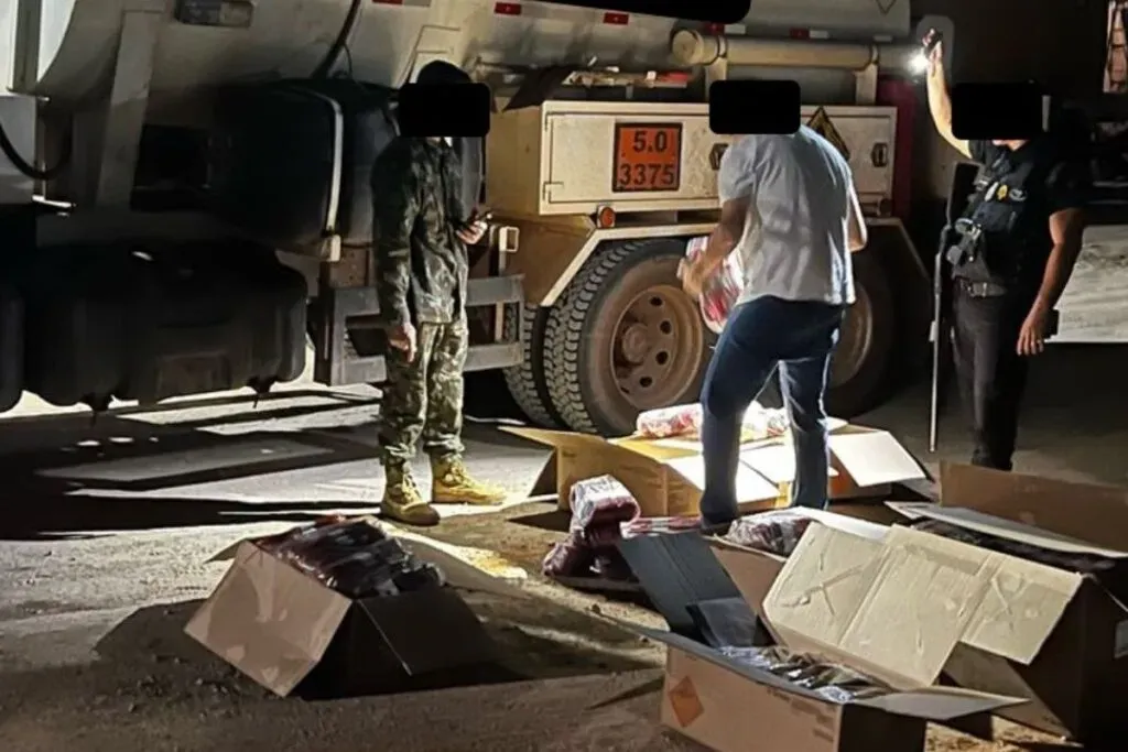 PRF e Exército apreendem 12 toneladas de explosivos na rodovia BR-070 em Mato Grosso