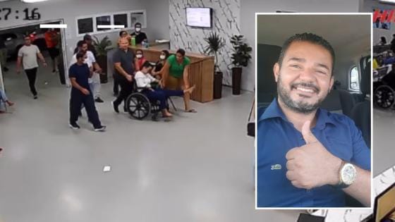 Câmeras mostram mãe de menor assassinada, suspeito e prefeito chegando em UPA em Cuiabá