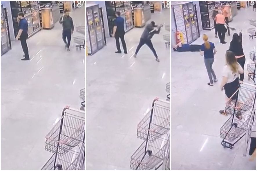 Após três meses, TJ manda soltar homem que agrediu gerente de supermercado com pá