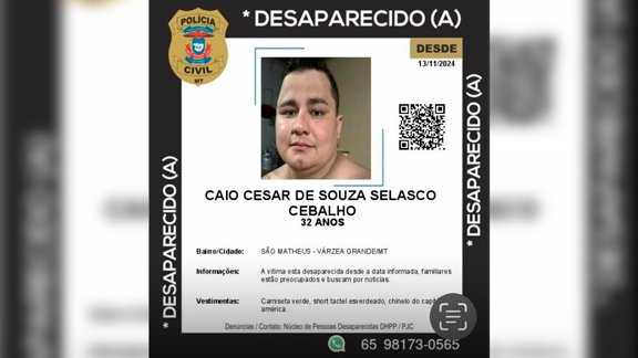 PC cumpre mandados na PCE e na cadeia de Cáceres contra envolvidos no sumiço de morador de VG