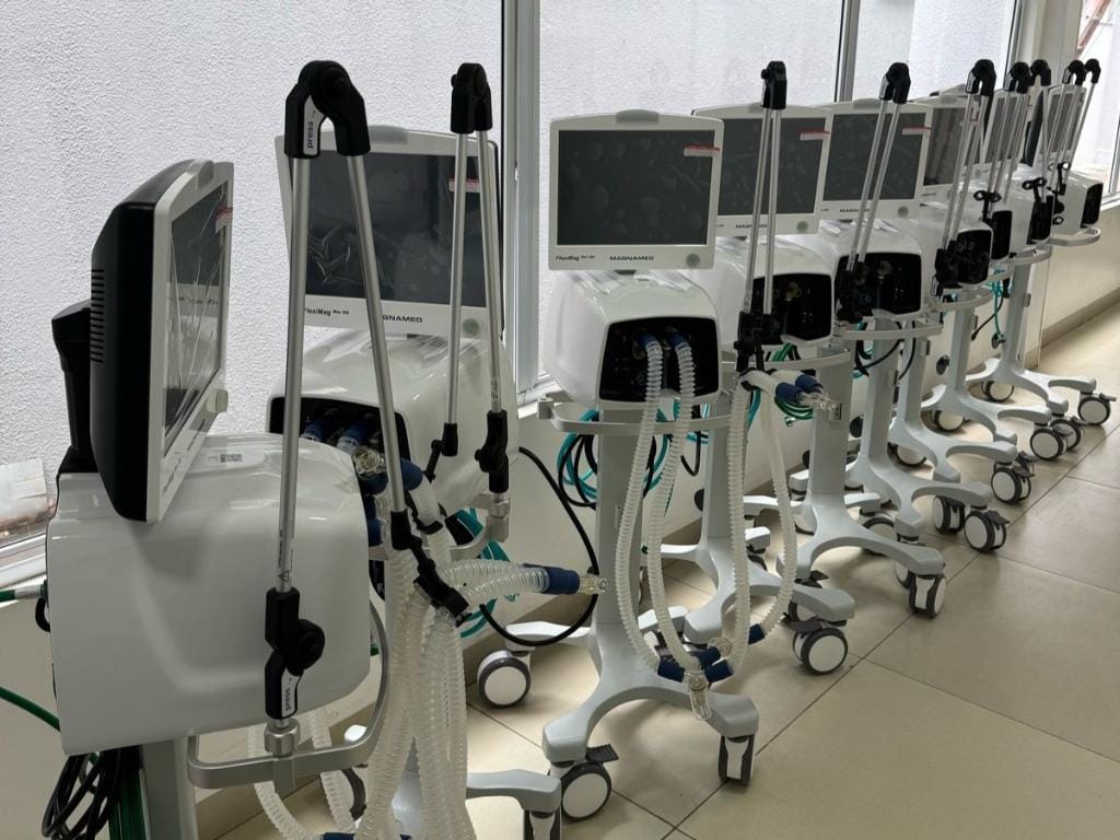 Hospital Regional de Rondonópolis recebe novos ventiladores pulmonares para UTI