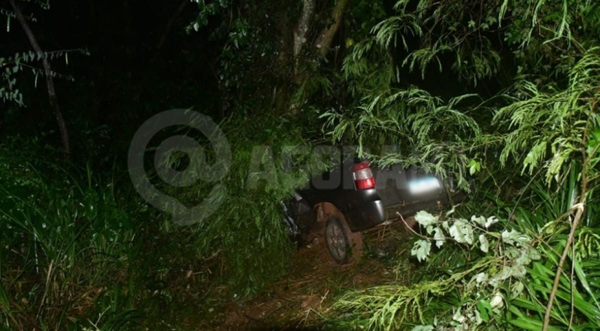 Motorista morre preso às ferragens após bater caminhonete em árvore em MT