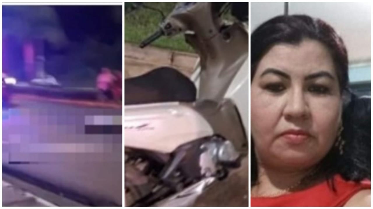 Mulher em motocicleta morre após “rampar” quebra-molas na rodovia BR-070