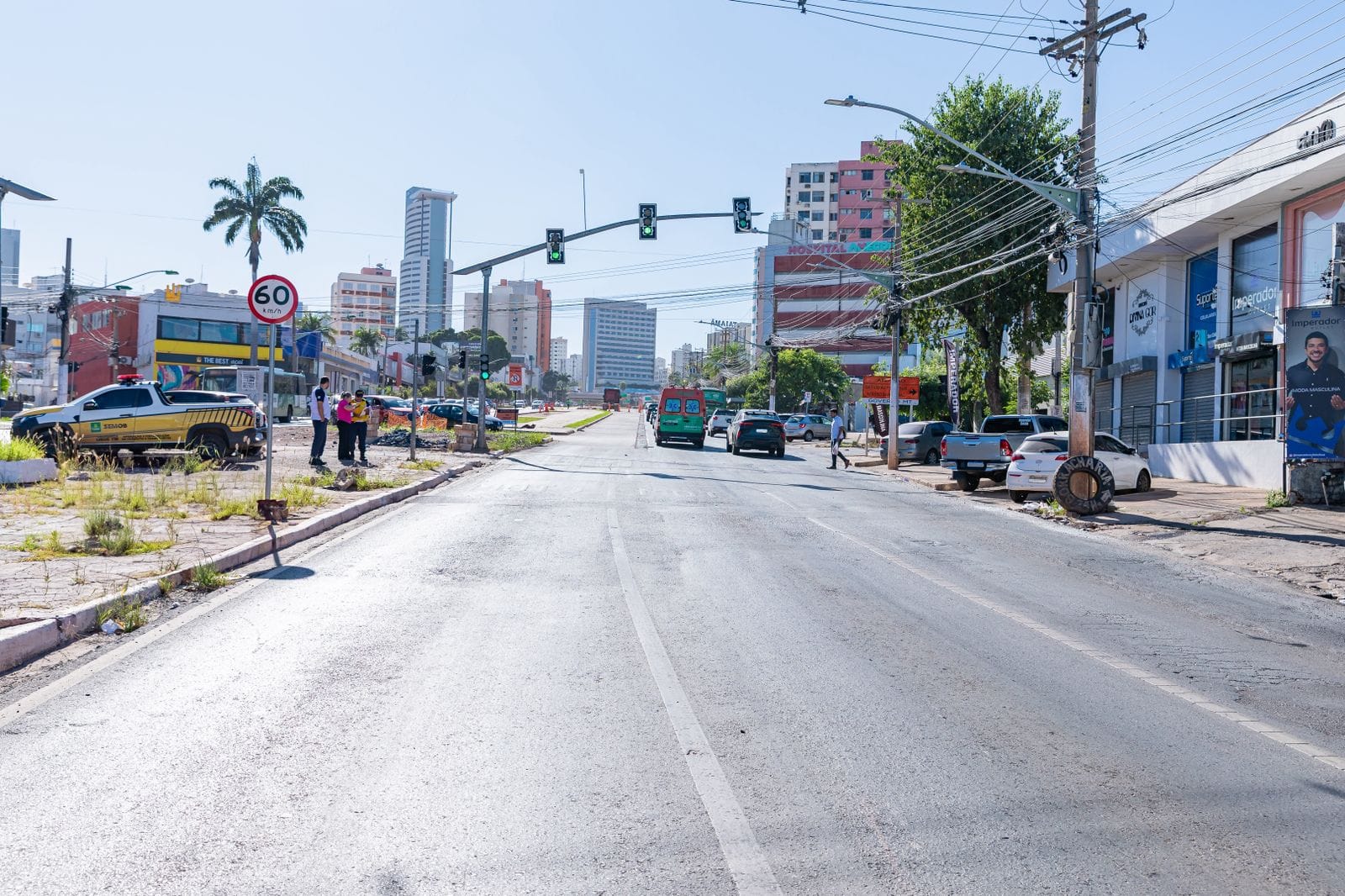 Avenida do CPA funcionará só com meia pista a partir deste sábado