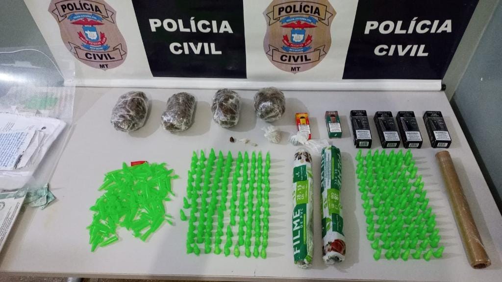Polícia Civil apreende adolescente com mais de 200 pinos de cocaína