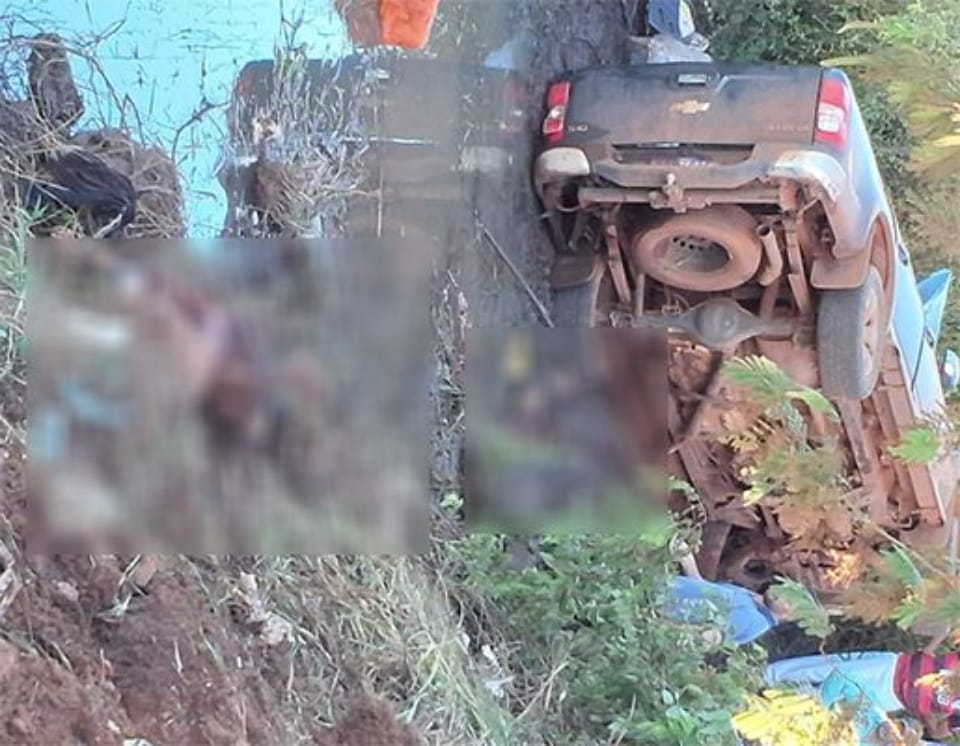 Caminhonete desgovernada mata cinco da mesma família durante pescaria em MT