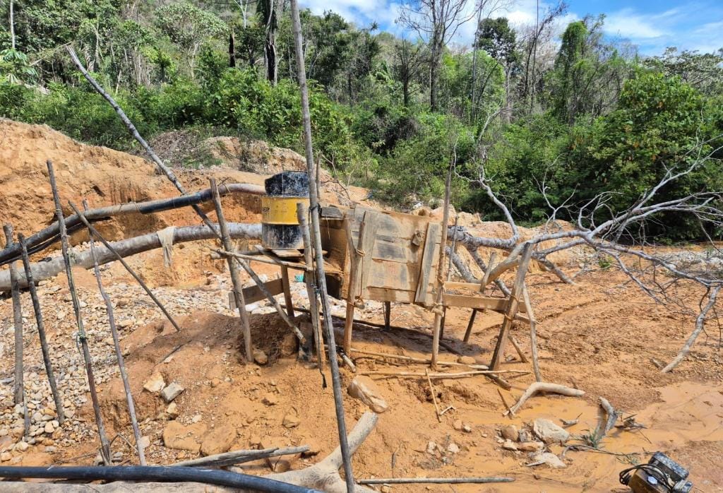 Polícia prende 19 pessoas e fecha garimpo ilegal em área de preservação ambiental em MT