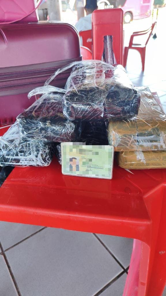 Ação da PM, PRF e PF apreende tabletes de maconha avaliados em R$ 166 mil