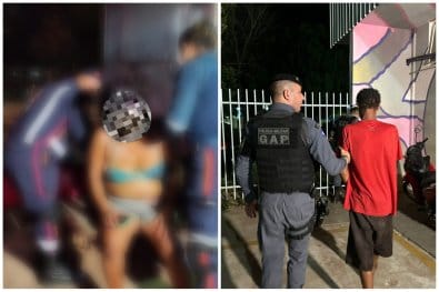 Homem esfaqueia amante durante abraço e é preso em distribuidora de bebidas