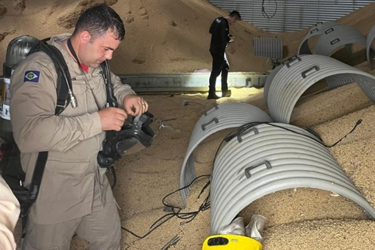 Trabalhador de 18 anos morre após cair em silo de soja em fazenda no interior de MT