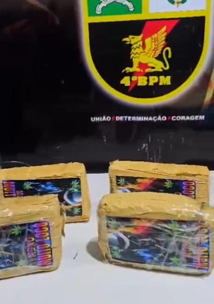 Polícia Militar apreende tabletes de maconha em casa abandonada em Várzea Grande