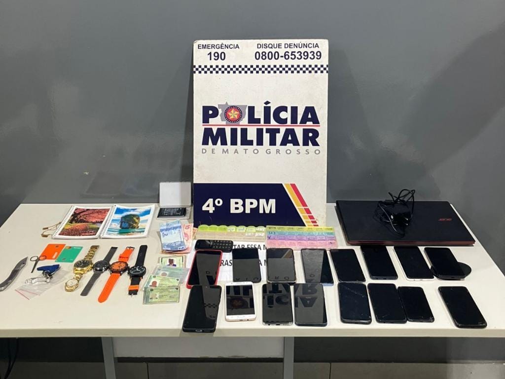 Polícia Militar desarticula quadrilha e fecha escritório de estelionato em Várzea Grande