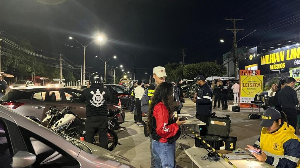 Sesp realiza 46 operações Lei Seca e prende 364 condutores por embriaguez em um mês