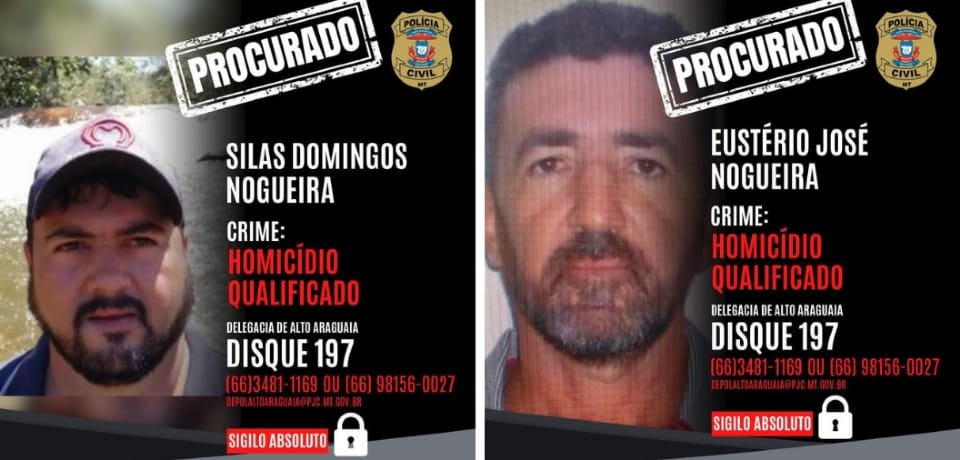 Pai e filho são procurados por assassinato e ex-vereador é preso por emprestar arma