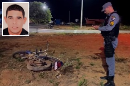 Motociclista de 44 anos morre após perder controle da moto e bater a cabeça no chão