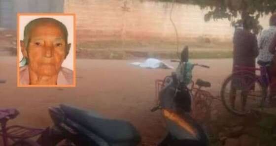 Idosa de 85 anos é encontrada morta na rua e polícia suspeita de atropelamento