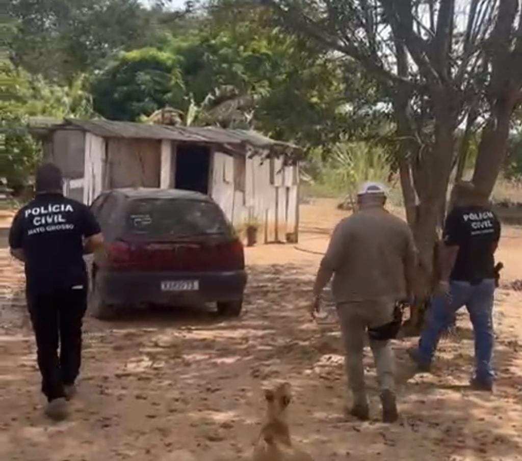 Polícia Civil fecha depósito de drogas de facção criminosa na zona rural de Rosário Oeste