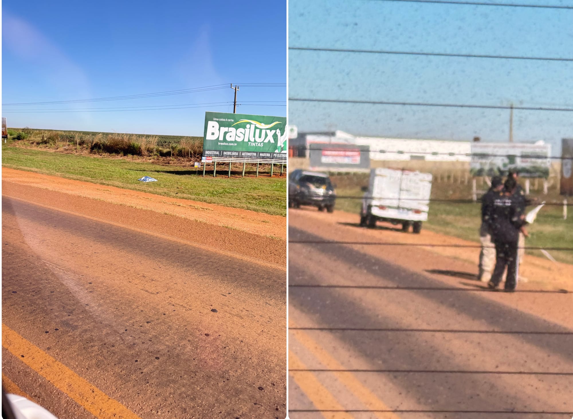 Pedestre morre atropelado na BR-070 em Campo Verde