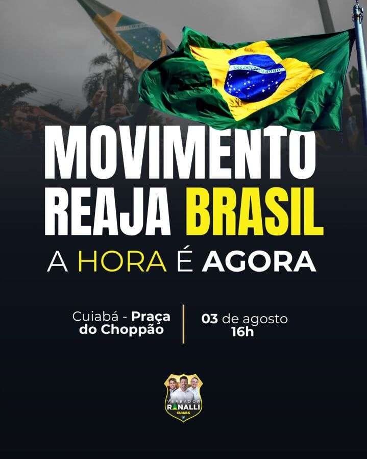 Bolsonaristas farão atos de mobilização em Cuiabá em defesa do ex-presidente