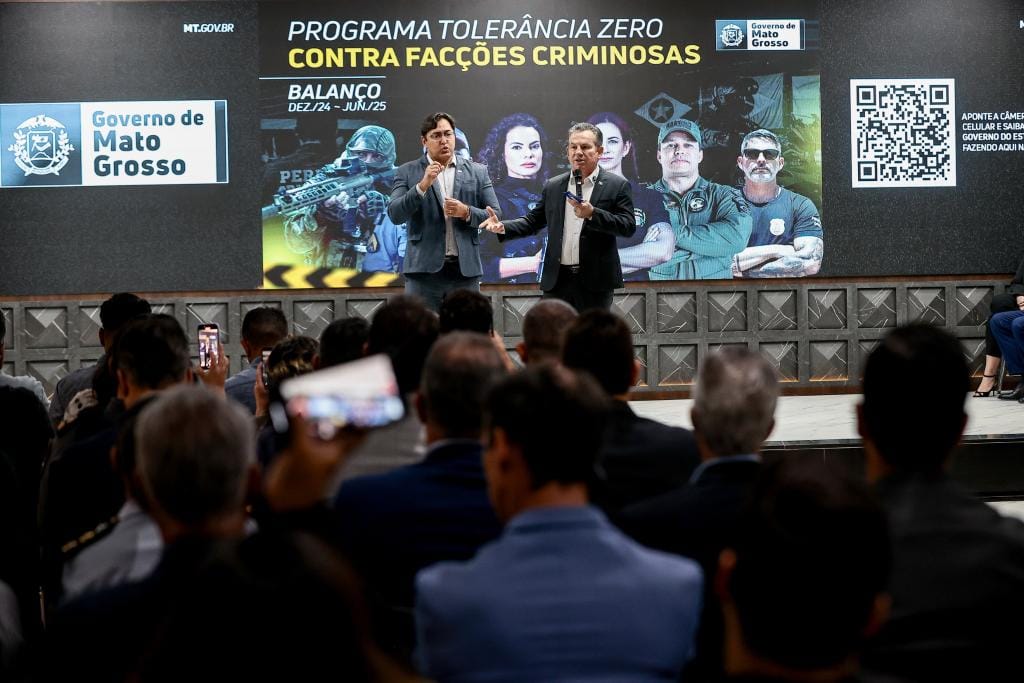Tolerância Zero em MT derruba criminalidade, fortalece Sistema Prisional e reforça segurança