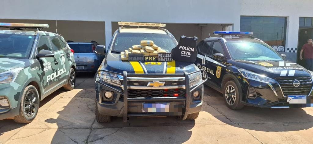 Após perseguição por 10 km, polícia prende traficantes com carga de supermaconha em MT