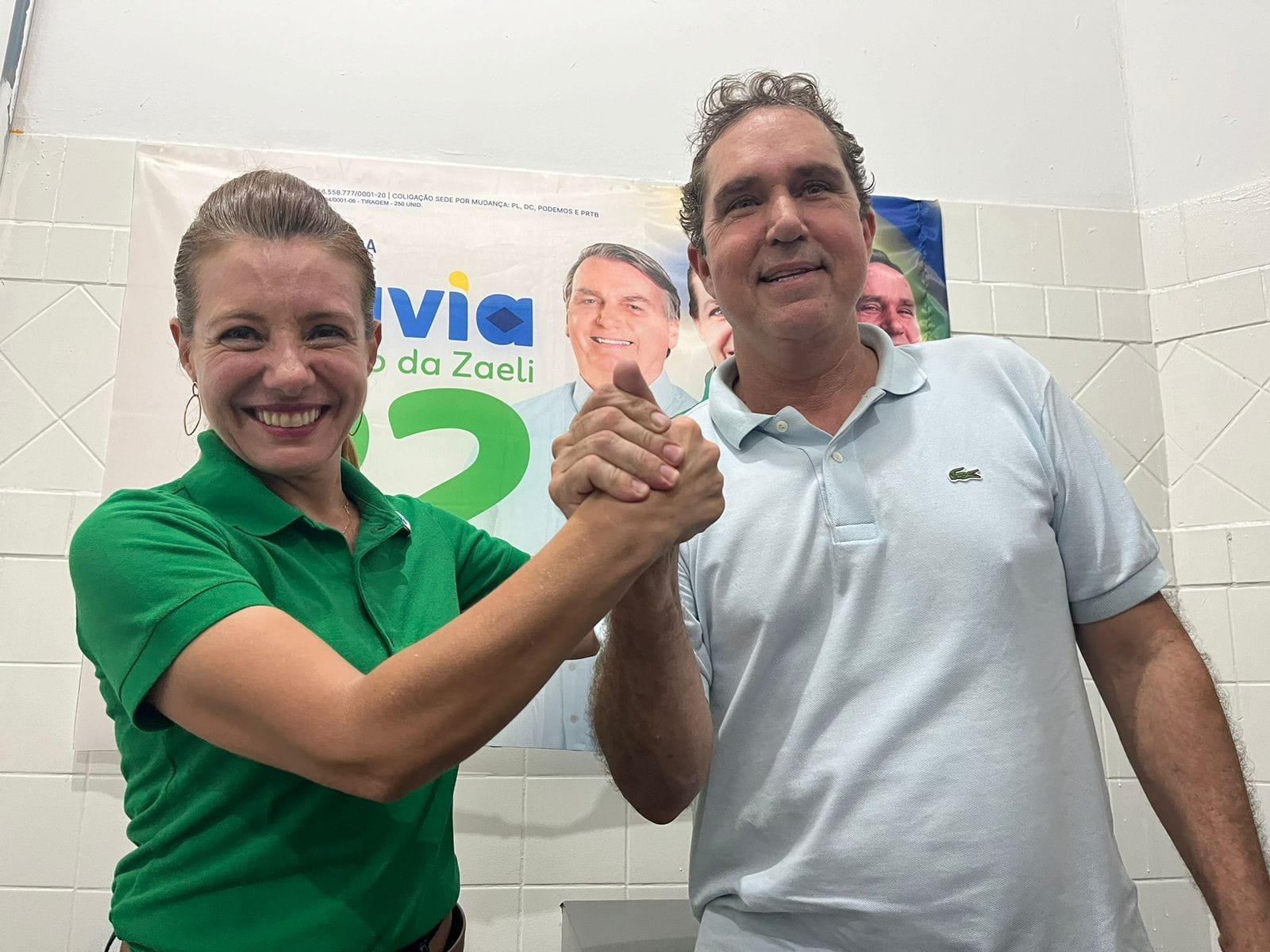 Prefeita garante que Zaeli terá  total apoio para disputar vaga   na Assembleia Legislativa