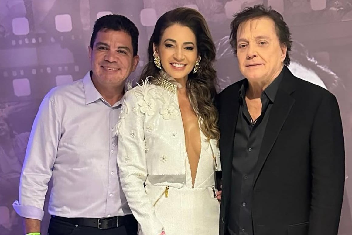 Cidinho Santos e esposa prestigiam Fábio Jr. em noite de estreia no Allure