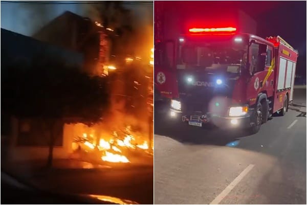 Fogo atinge cartório em Rondonópolis e destrói fachada horas após morte de esposa do tabelião