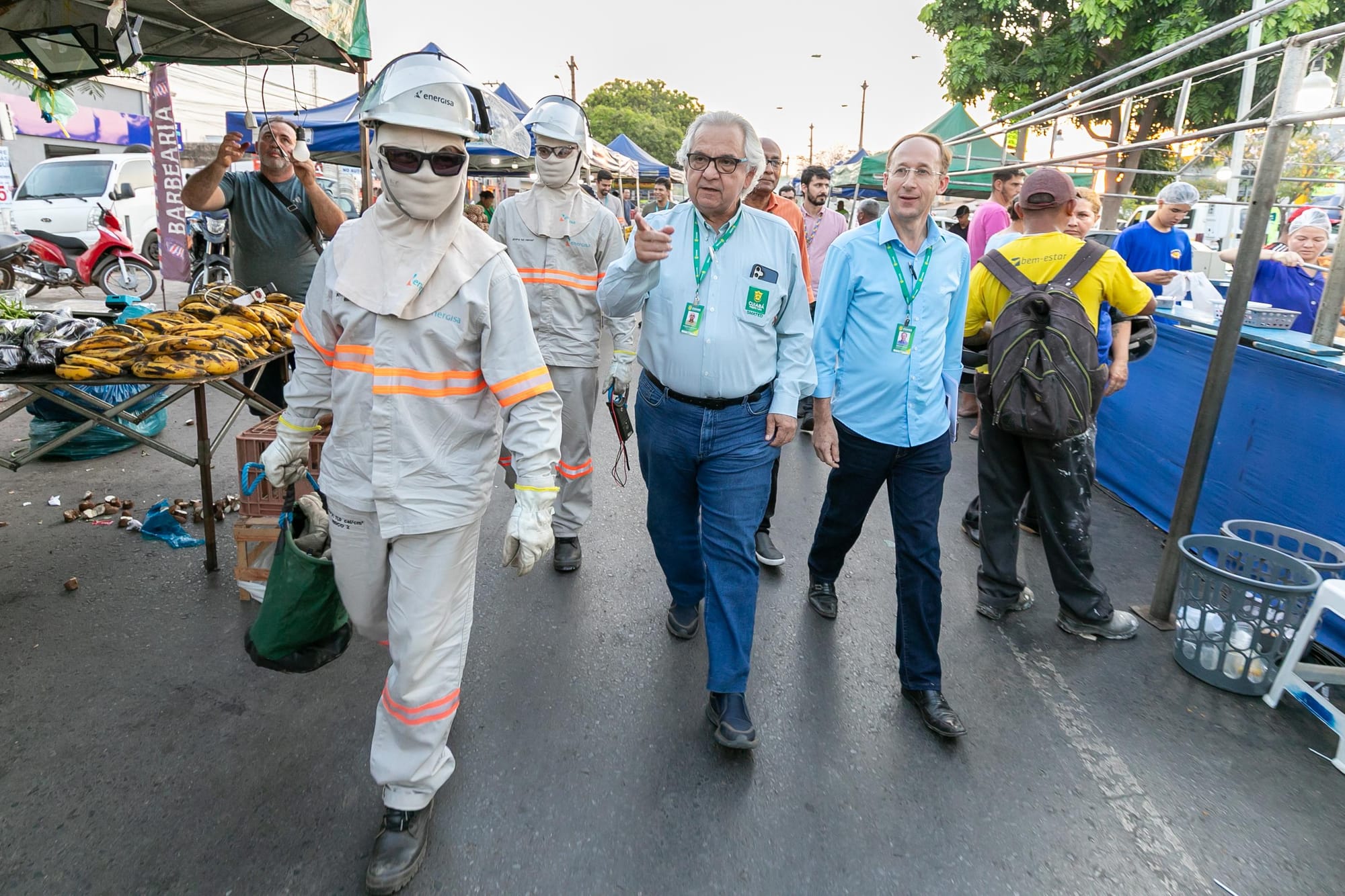 Prefeitura lança o programa “Padrão Legal” e regulariza energia elétrica nas feiras livres de Cuiabá