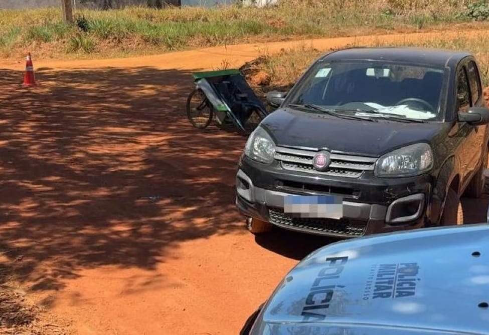 Idoso de 62 anos morre em unidade de saúde após ser atropelado por Fiat Uno