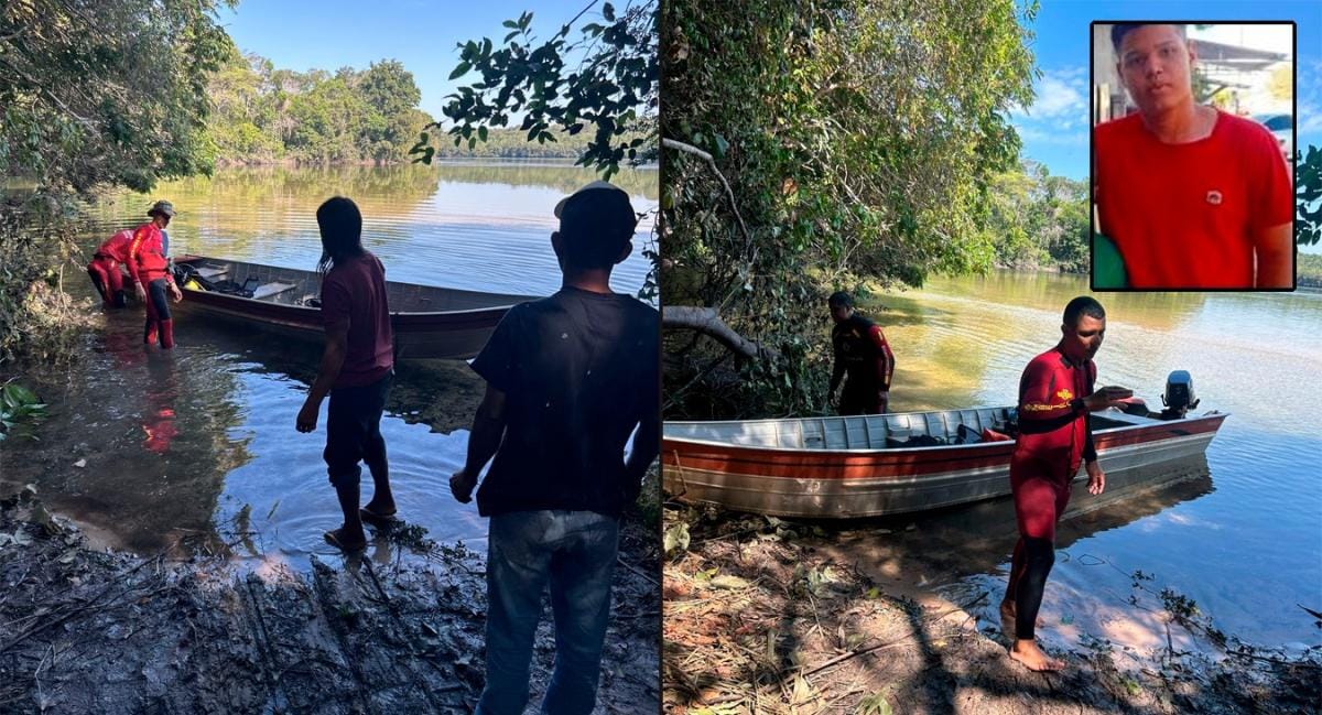 Corpo de adolescente que se afogou em rio é resgatado nesta segunda-feira