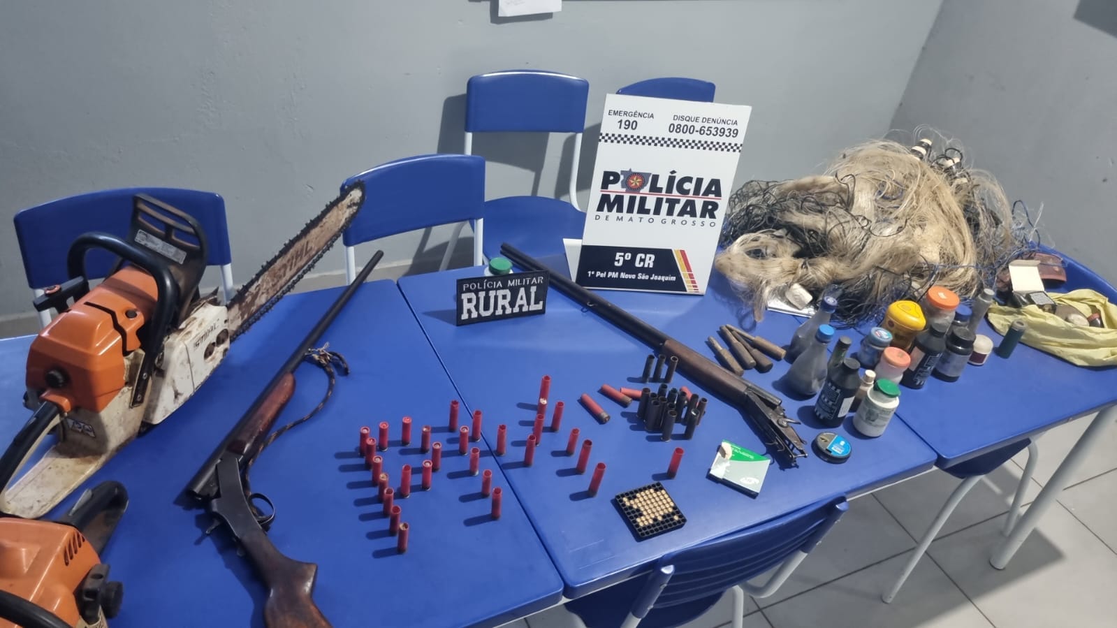 Forças de segurança impedem  invasão de fazenda e prendem grileiro em flagrante com armas