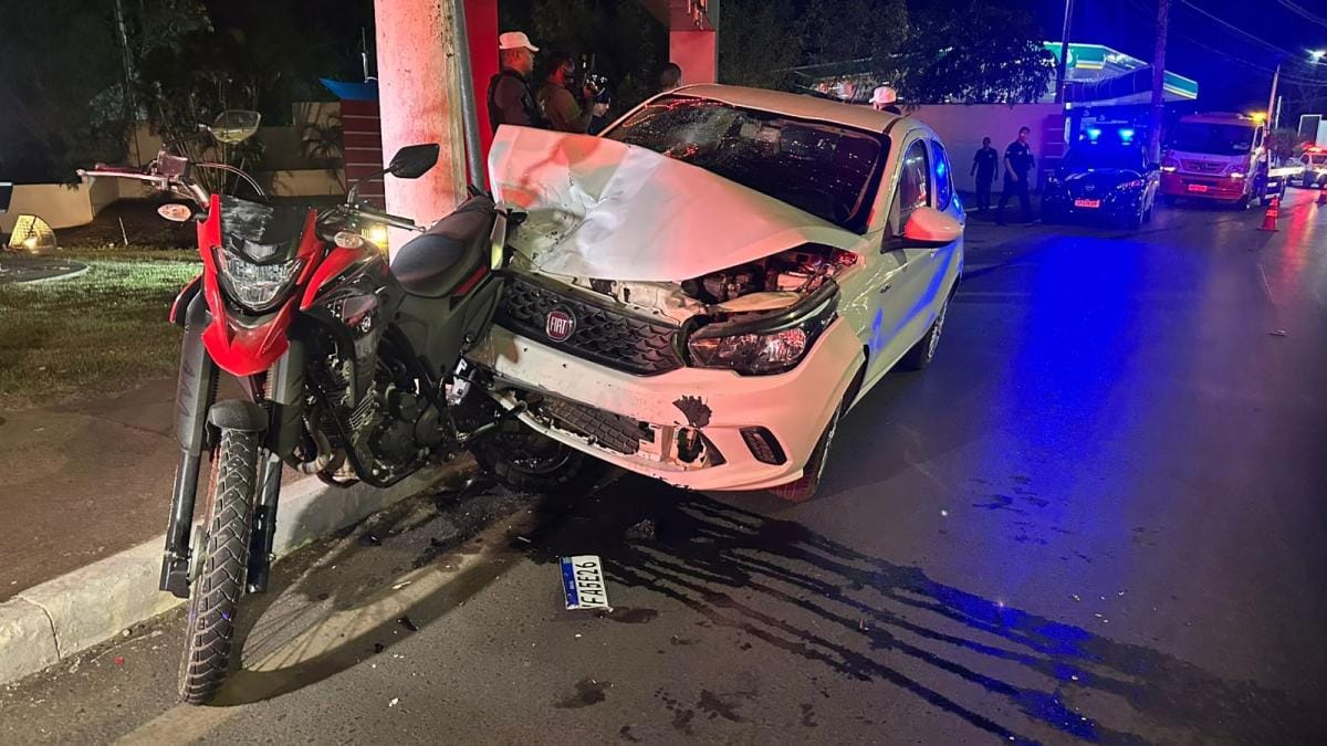 PM aposentado é preso após agredir jornalista durante cobertura de acidente em Cuiabá