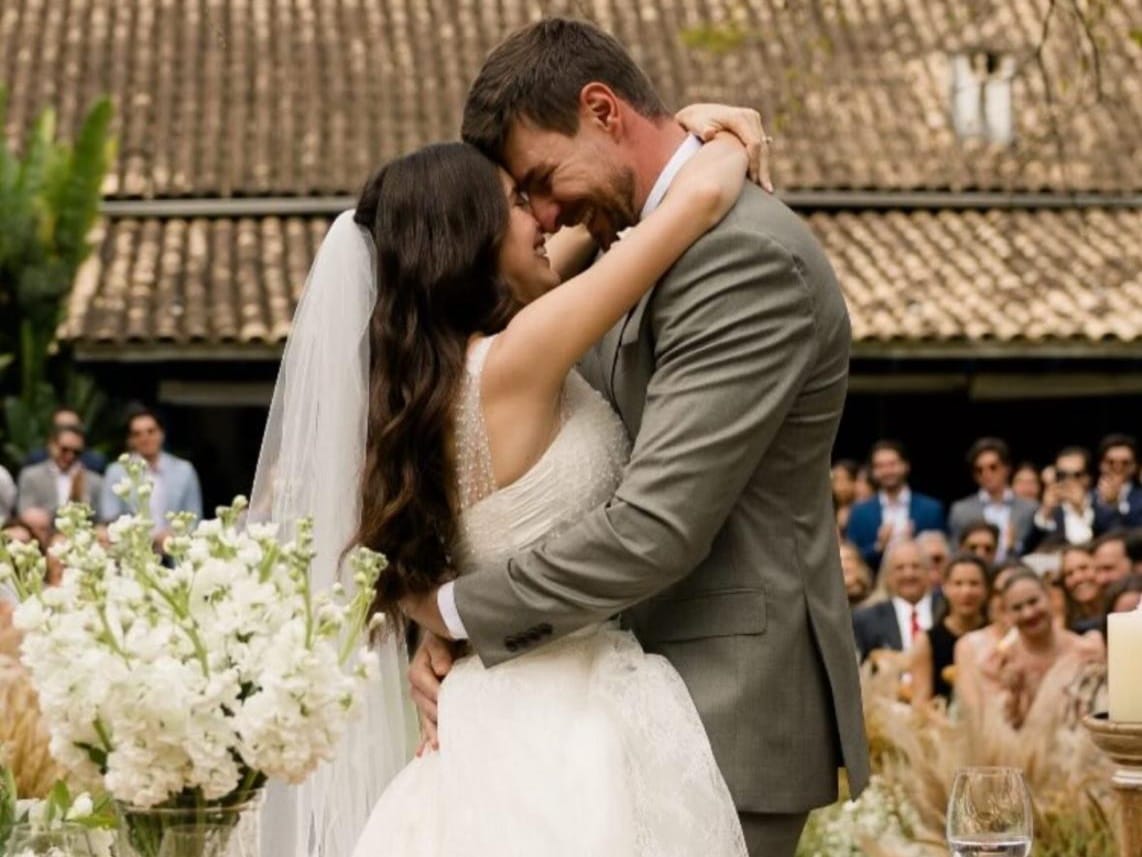 Filha do governador Mauro Mendes diz “sim” em fazenda no interior de São Paulo