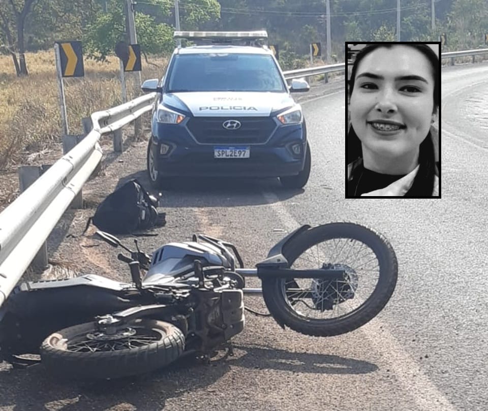 Jovem de 24 anos morre e irmã fica ferida após bater moto em mureta de rodovia no interior