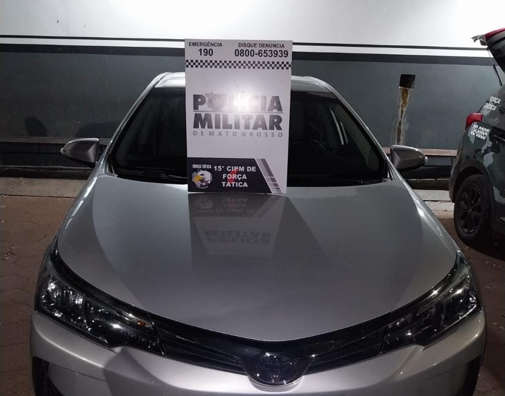 PM prende quadrilha suspeita por roubo, recupera veículo e apreende armas de fogo