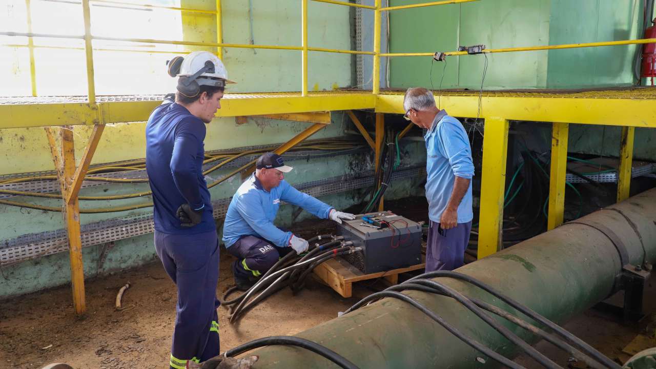 Captação da ETA Cristo Rei passa por manutenção para recuperar produção de água