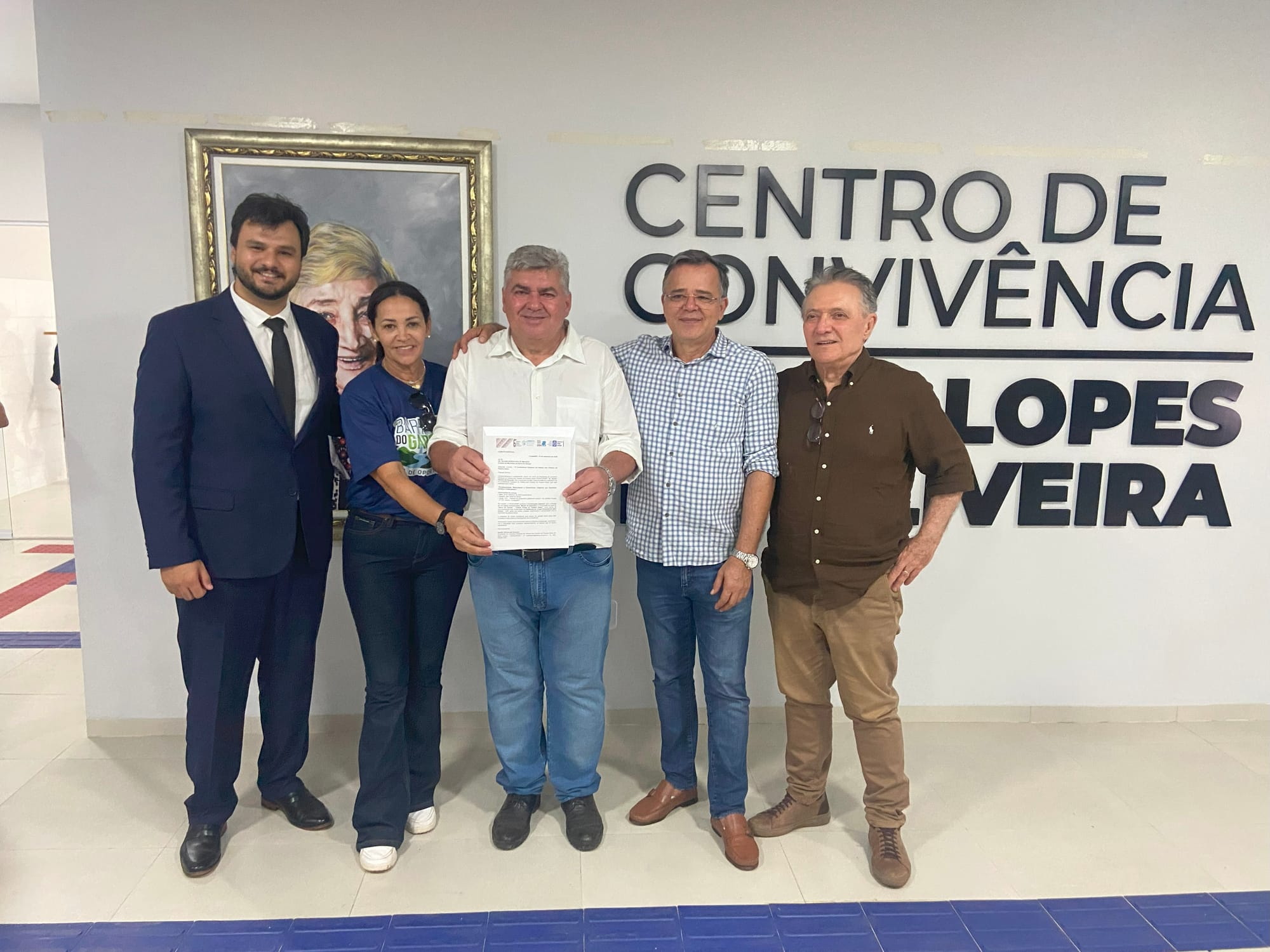 Município ganha lar de idosos em terreno doado por conselheiro do TCE