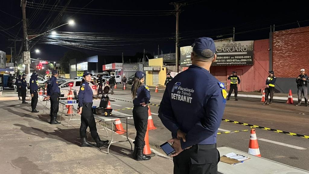 Operação Lei Seca prende 9 motoristas em Várzea Grande por embriaguez e falta de CNH