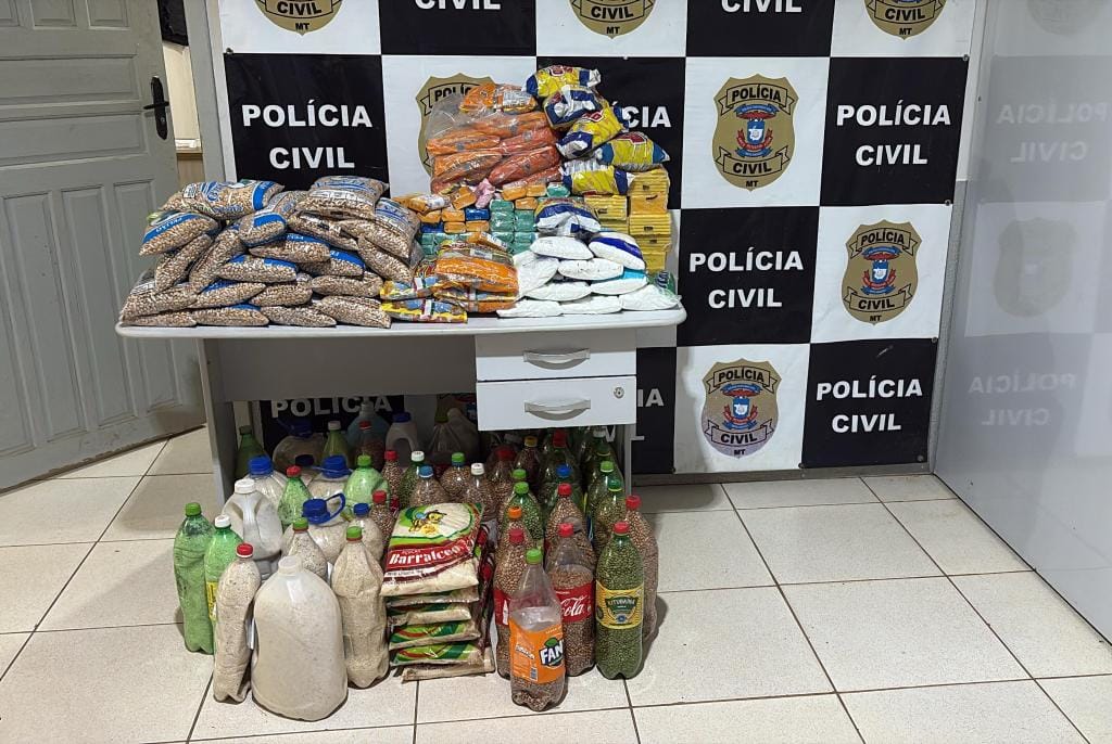 PC e MP apreendem itens de cestas básicas desviados de programa do Governo