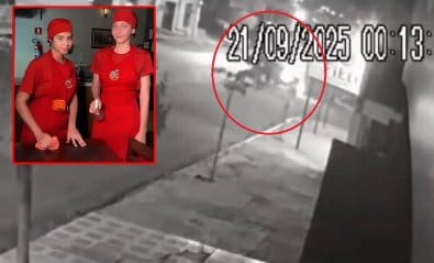 Vídeo flagra momento de acidente que matou funcionárias de pizzaria