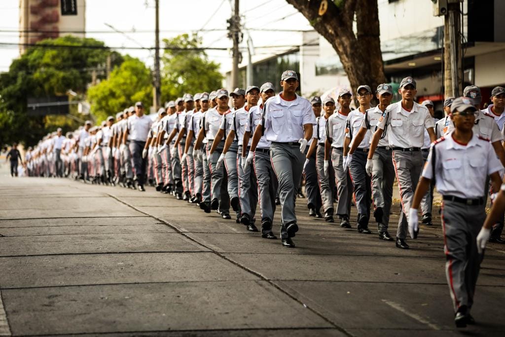 Em Cuiabá, estudantes da rede estadual desfilam no domingo,  feriado de 7 de Setembro